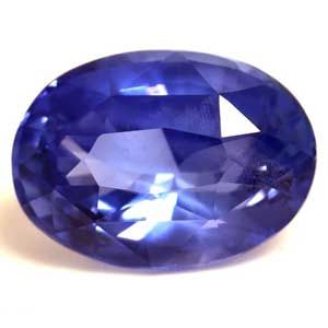 Szafir 1,34 ct, niebieski, szlif owalny