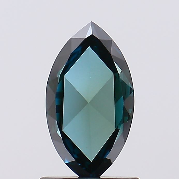 0.75 CT Fancy Vivid Blue MARQUISE