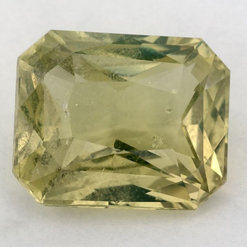 Szafir 5,74 ct, zielony, szlif ośmiokątny