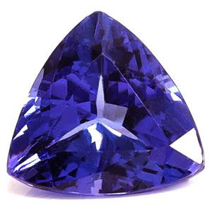 Tanzanit 2,06 ct, niebieski, szlif trilliant