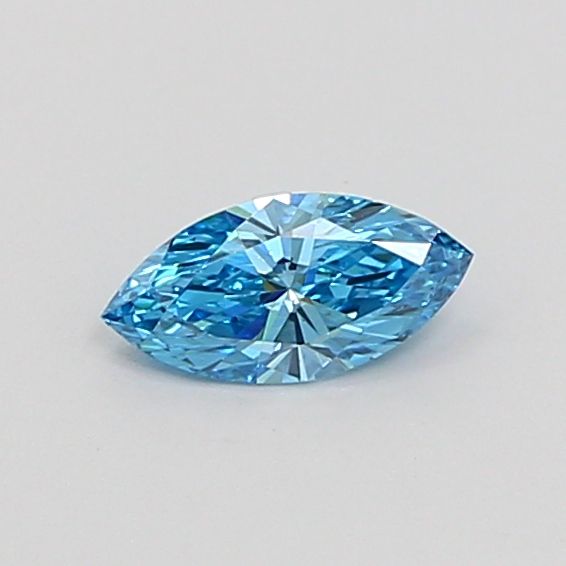 0.3 CT Fancy Vivid Blue MARQUISE