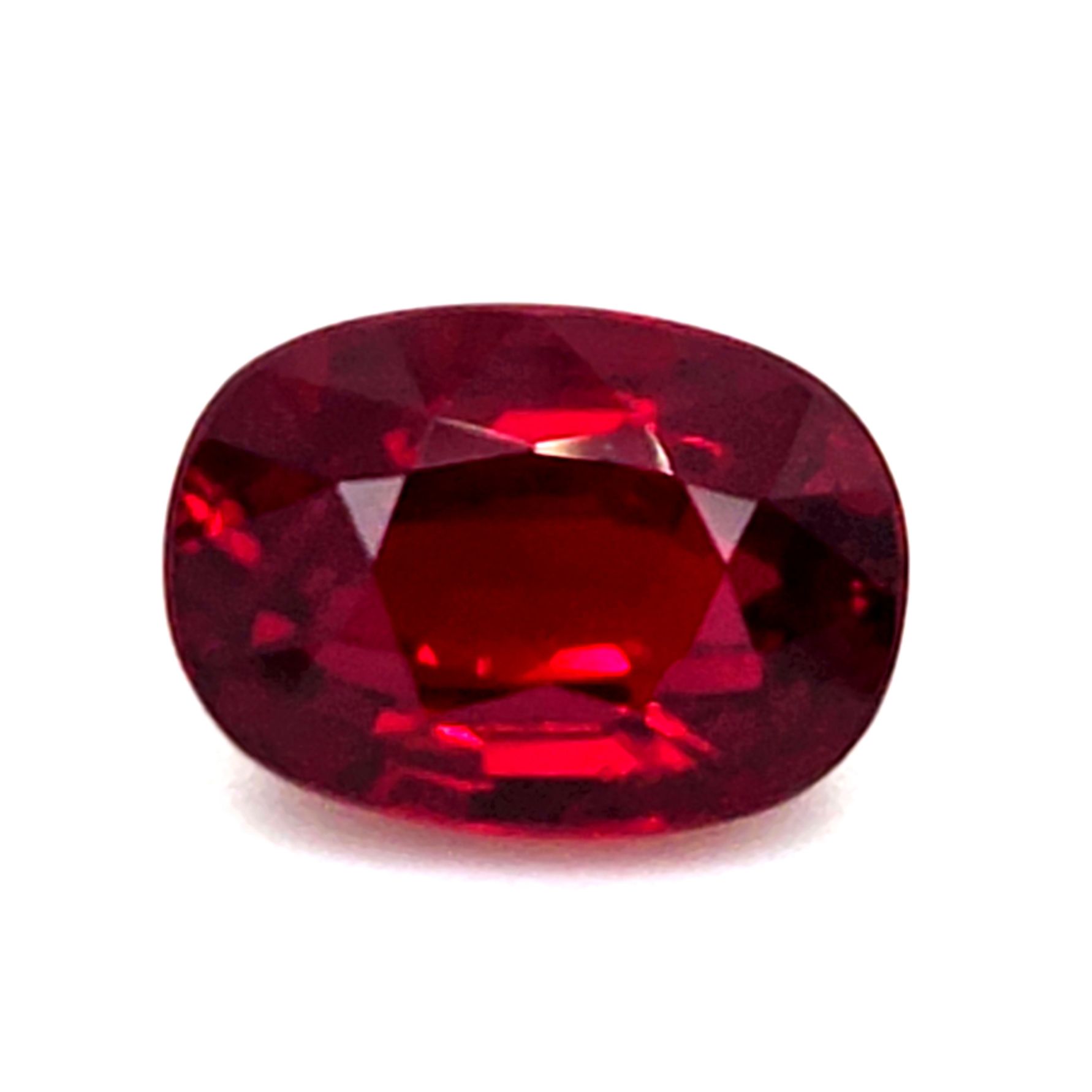 RUBY FACETED 3.43ct RED Red EC MOZAMBIQUE HEATED