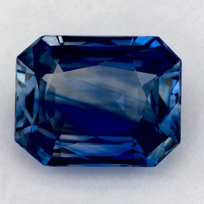 Szafir 3,57 ct, niebieski, szlif ośmiokątny
