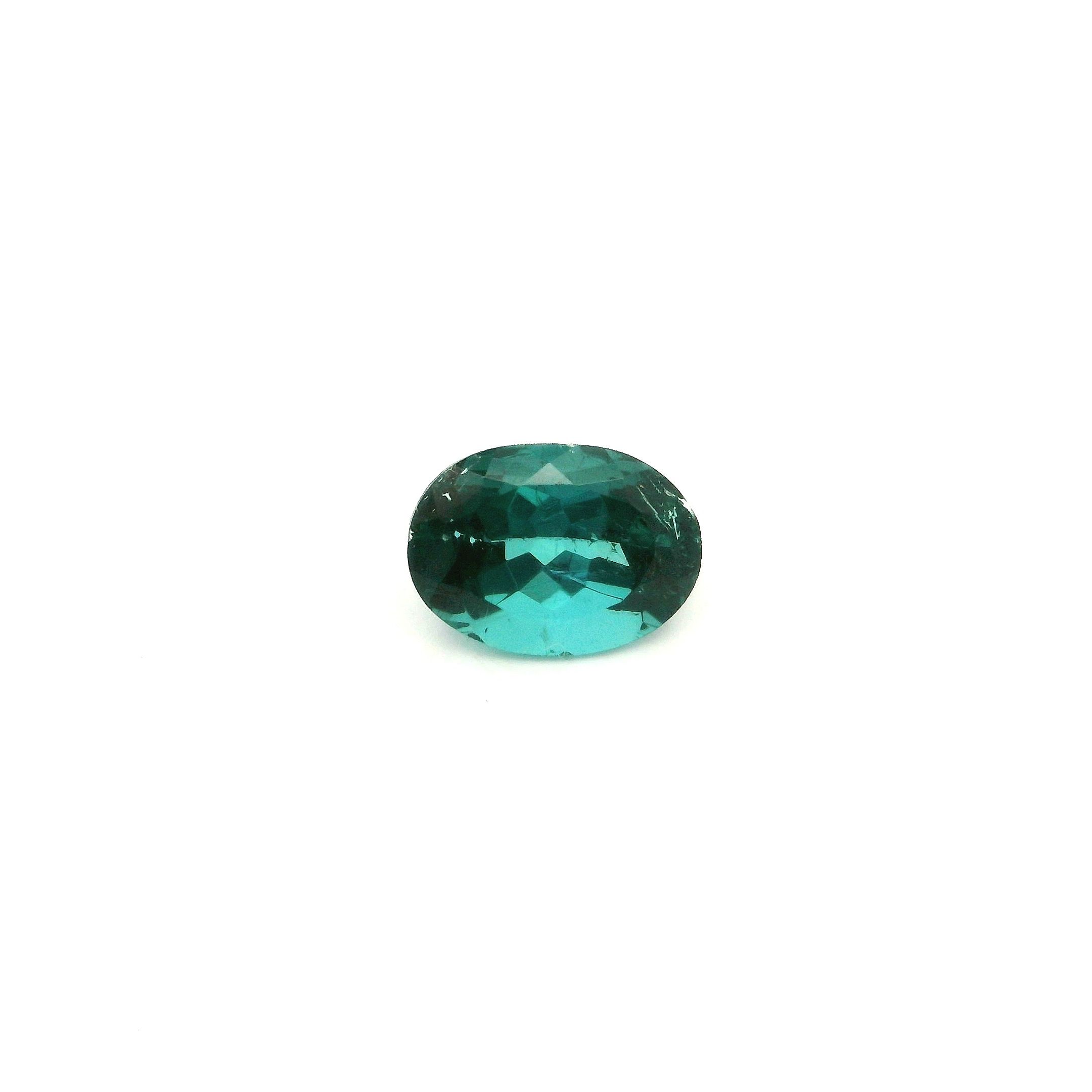 Turmalin 1,53 ct, niebieski, szlif owalny