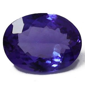 Tanzanit 1,59 ct, niebieski, szlif owalny