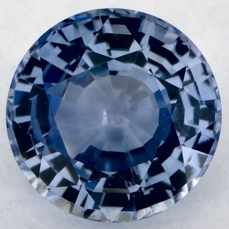 Szafir 1,27 ct, niebieski, szlif okrągły