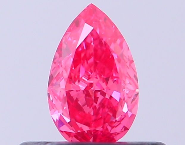 0.31 CT Fancy Vivid Pink PEAR