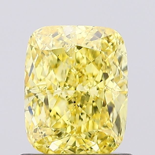 1.01 CT Fancy Vivid Yellow CUSHION MODIFIED
