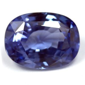 Szafir 3,45 ct, niebieski, szlif cushion