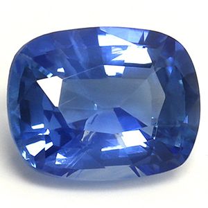 Szafir 1,17 ct, niebieski, szlif cushion