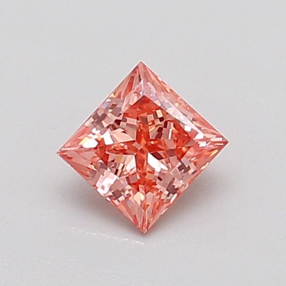 0.4 CT Fancy Intense Orangey Pink PRINCESS