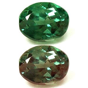 ALEXANDRITE FACETED 0.71ct GREEN Blue Green to Purple EC INDIA NONE