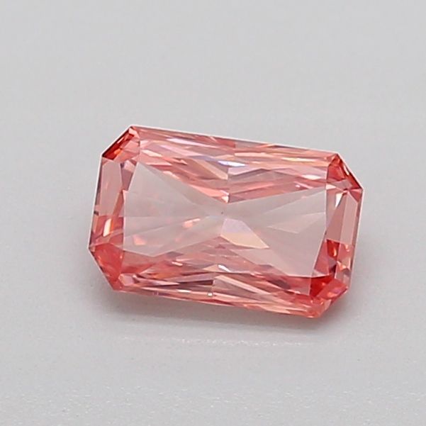 0.5 CT Fancy Intense Orangey Pink RADIANT