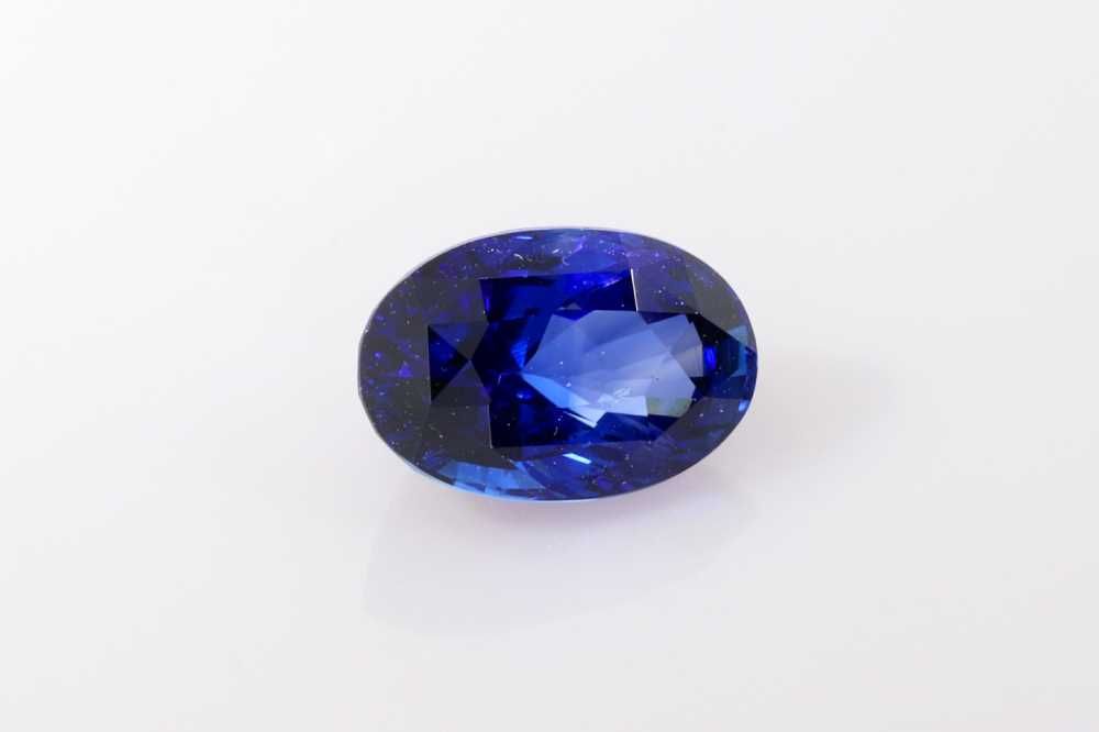 SAPPHIRE FACETED 1.79ct BLUE Deep BLUE SI SRILANKA HEATED