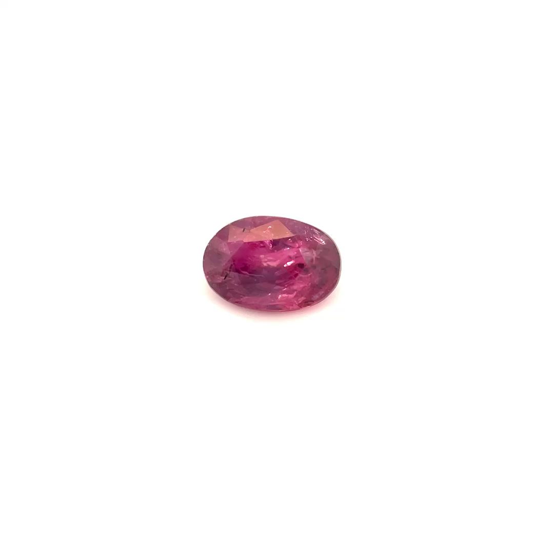 RUBY FACETED 1.1ct RED Purplish Red MI THAILAND HEATED