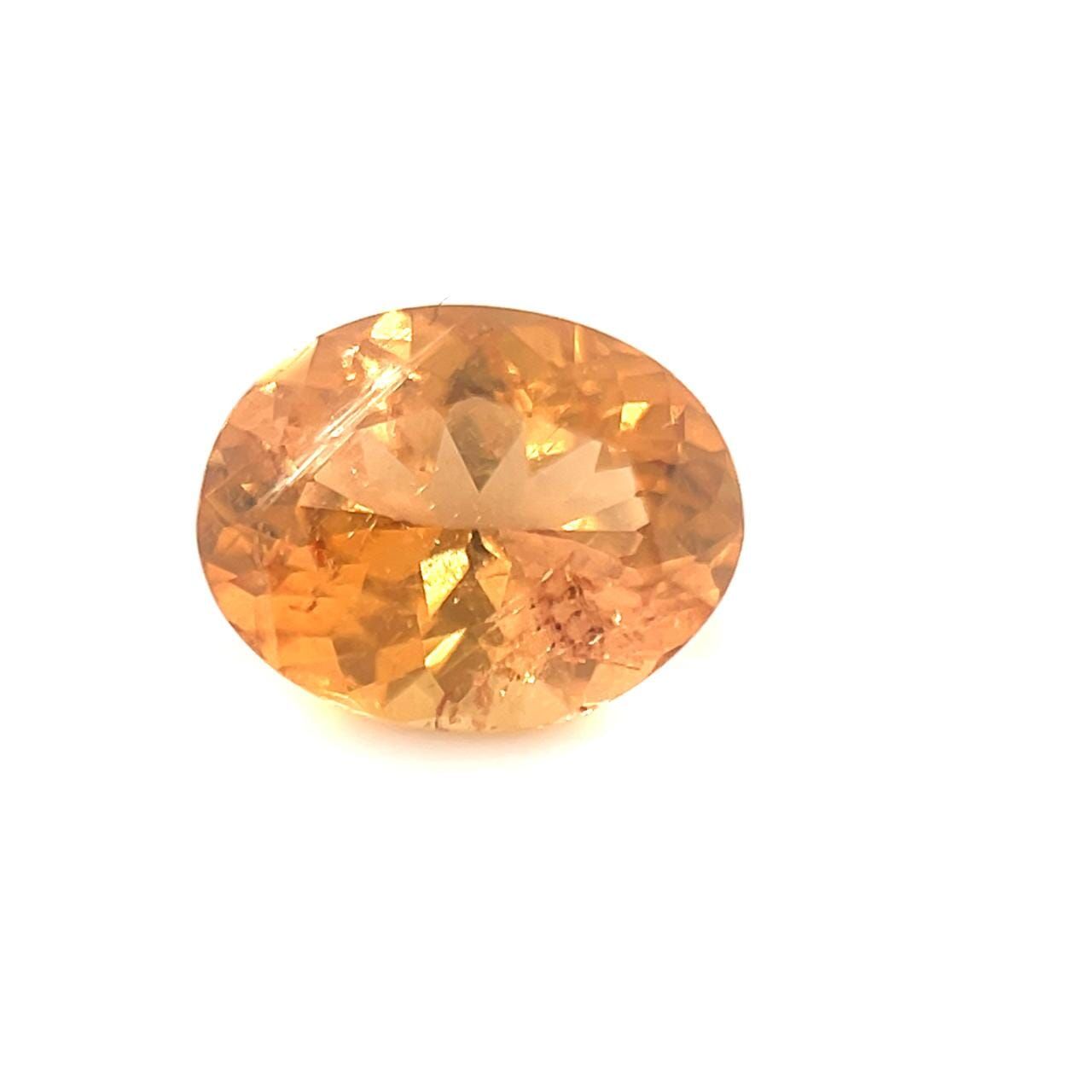 Turmalin 1,24 ct, żółty, szlif owalny