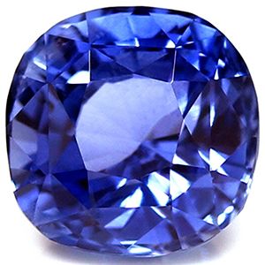 Szafir 1,37 ct, niebieski, szlif cushion