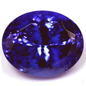 Tanzanit 10,16 ct, niebieski, szlif owalny