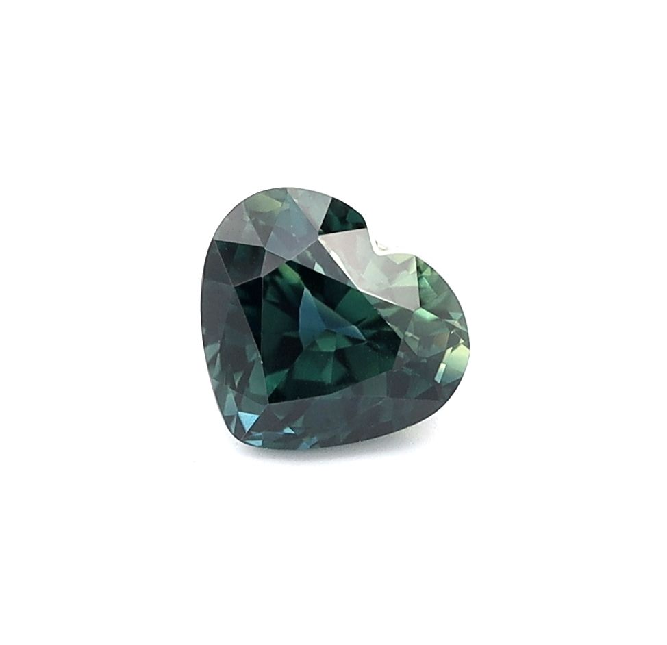 SAPPHIRE FACETED 1.12ct TEAL TEAL EC AUSTRALIA HEATED