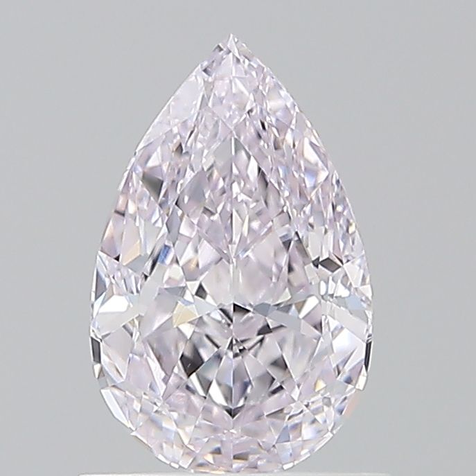1.03-carat pear diamond with null color, null cut, and VVS2 clarity.