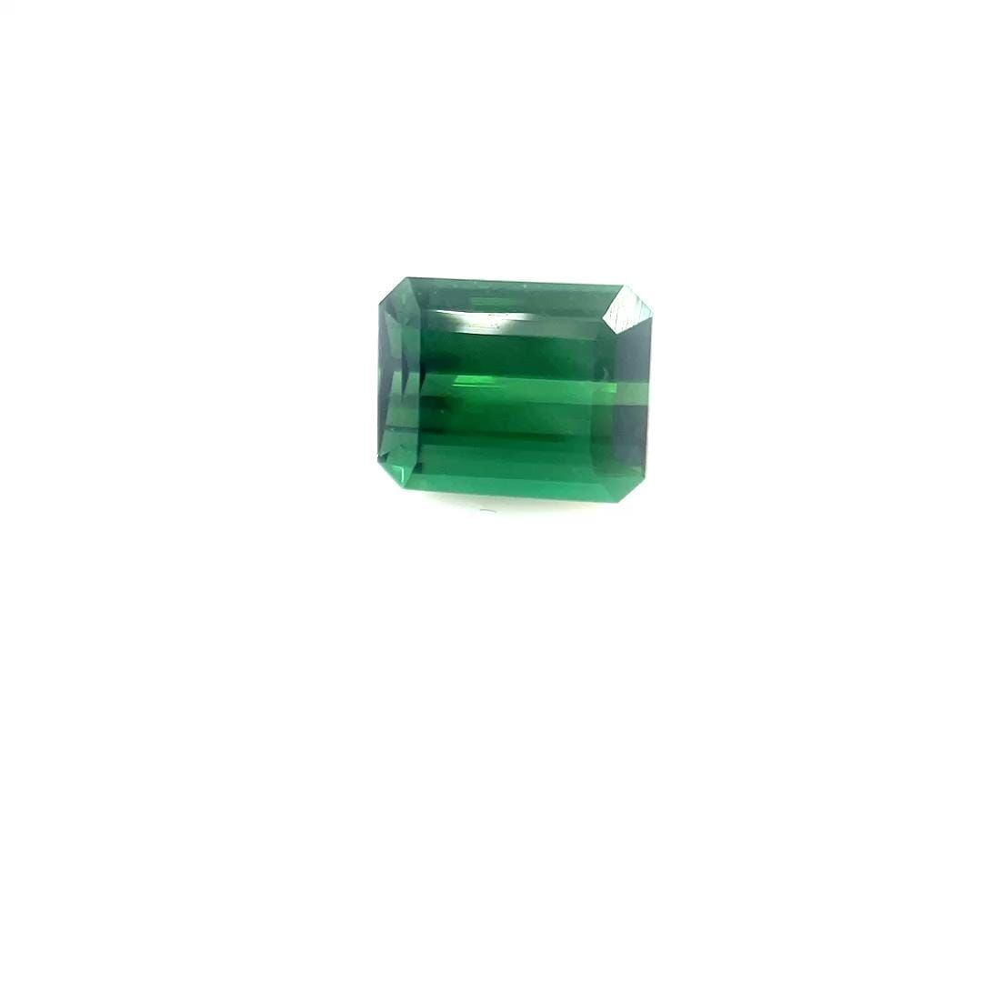 Turmalin 2,25 ct, zielony, szlif szmaragdowy