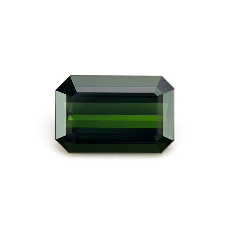 TOURMALINE FACETED 3.1ct GREEN Green EC MOZAMBIQUE HEATED