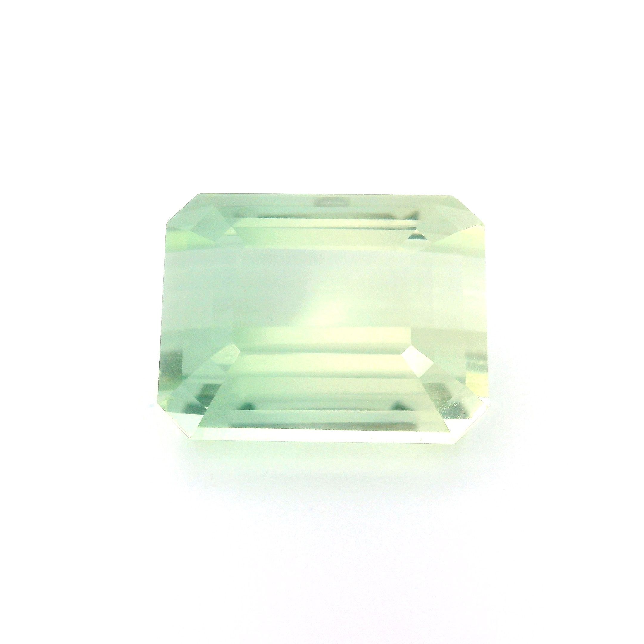 Turmalin 7,91 ct, zielony, szlif ośmiokątny