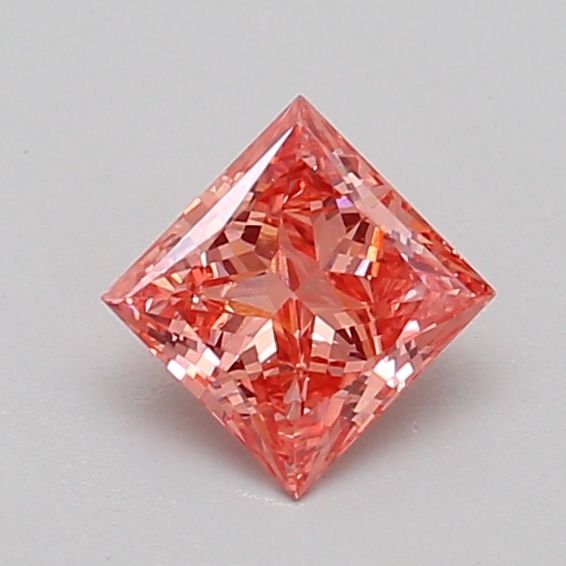 0.55 CT Fancy Orangey Pink PRINCESS