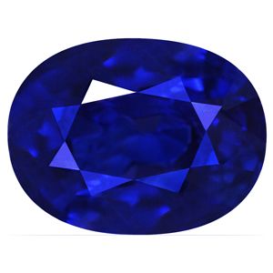 SAPPHIRE FACETED 1.34ct BLUE Intense Blue EC SRILANKA HEATED