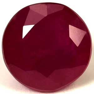 Rubin 2,24 ct, czerwony, szlif okrągły
