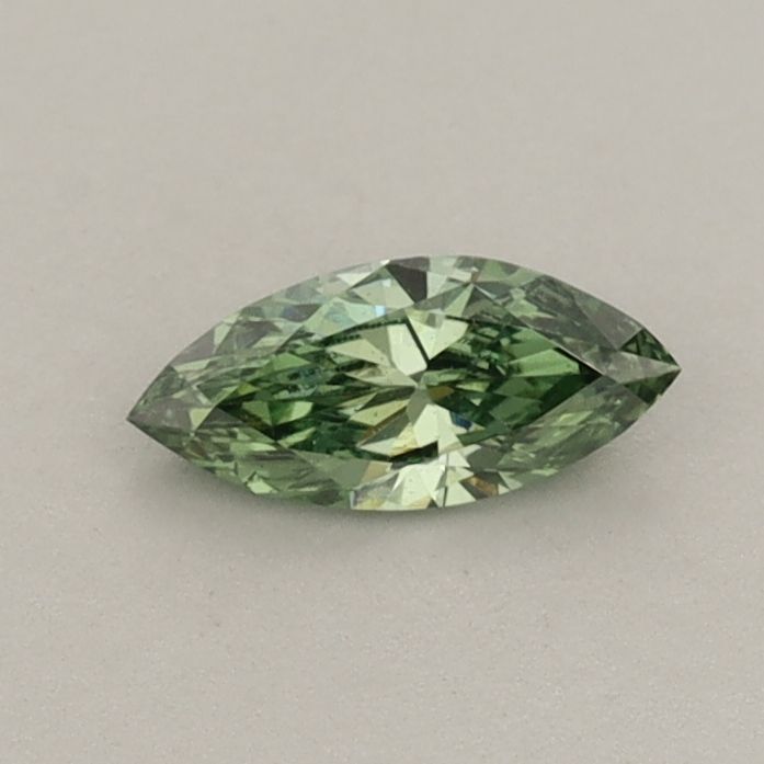 0.26 CT Fancy Vivid Green MARQUISE