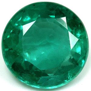 Szmaragd 3,37 ct, zielony, szlif okrągły