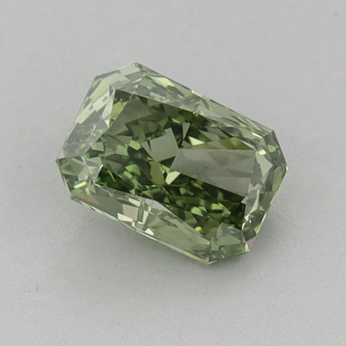 0.73 CT Fancy Vivid Green RADIANT