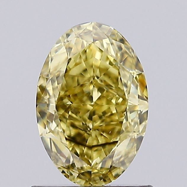 1.01 CT Fancy Intense Yellow OVAL