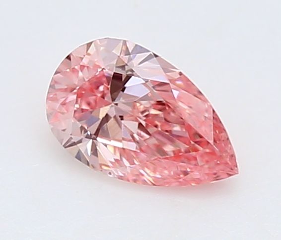 0.19 CT Fancy Vivid Pink PEAR
