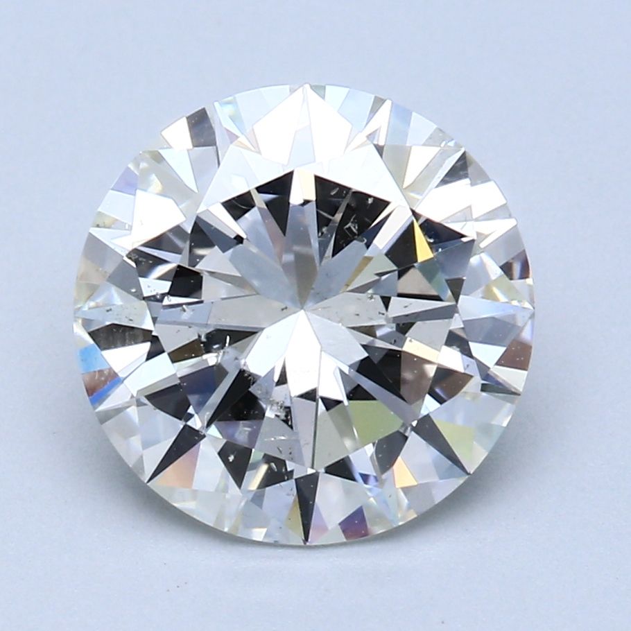 ROUND 3.63 Ct  J SI2 VG VG NON
