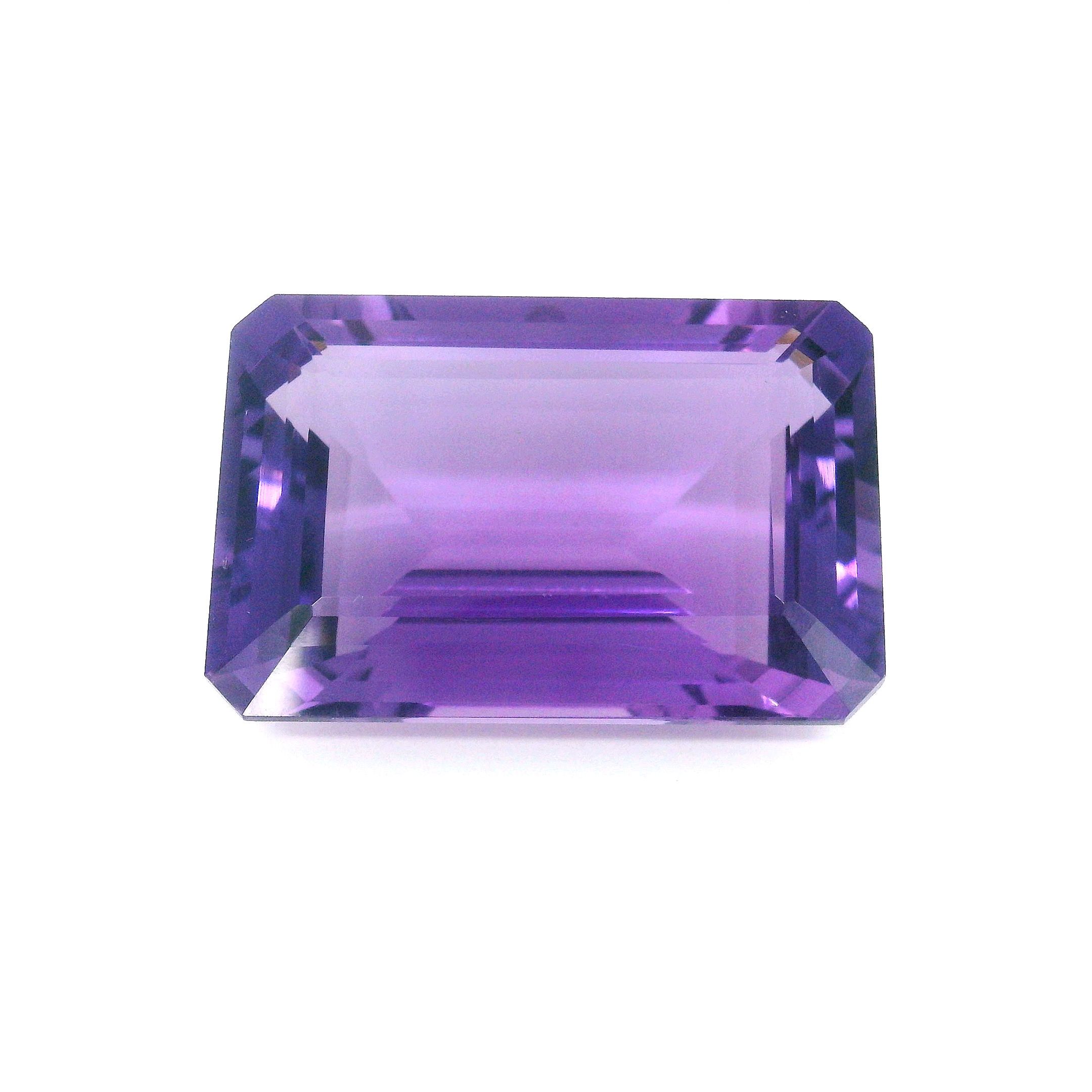 Ametyst 27,01 ct, purpurowy, szlif ośmiokątny