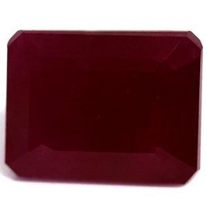 Rubin 2,72 ct, czerwony, szlif szmaragdowy
