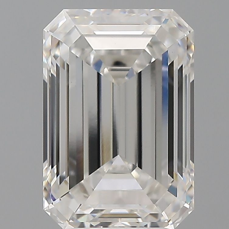 Diamant Émeraude 4.09 ct - Couleur E - Pureté VVS2