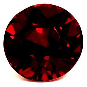Rubin 1,04 ct, czerwony, szlif okrągły