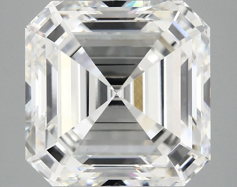 5.10 carat f VVS2 EX Cut IGI asscher diamond