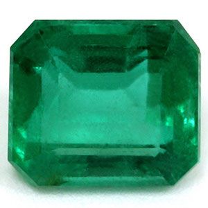 Szmaragd 1,12 ct, zielony, szlif szmaragdowy