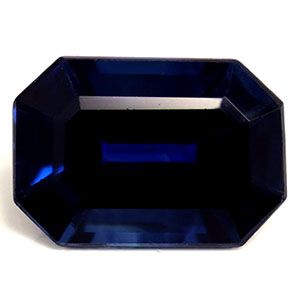 SAPPHIRE FACETED 0.93ct BLUE Intense Blue SI MADAGASCAR HEATED
