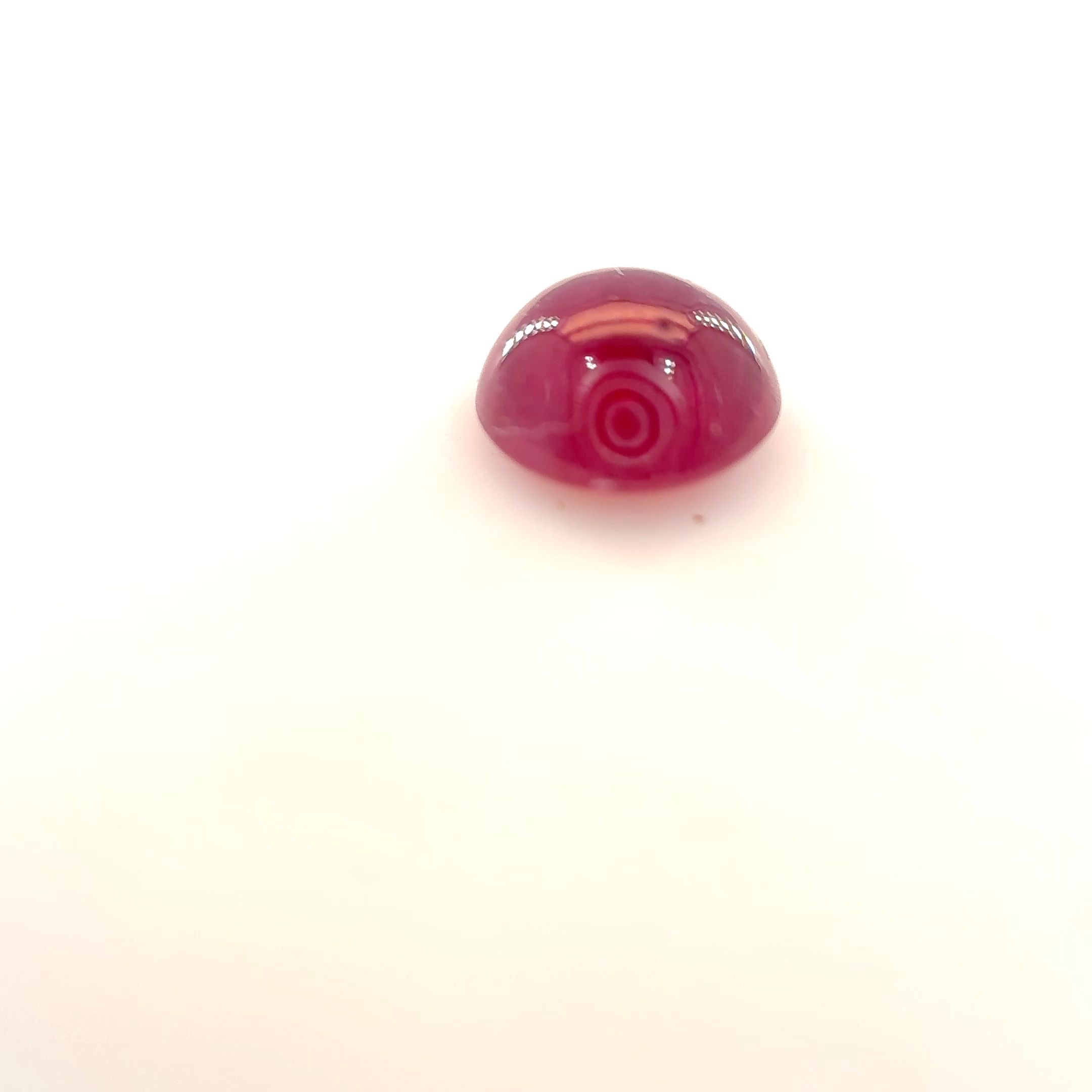 RUBY CABOCHON 1.06ct RED Medium EC THAILAND HEATED