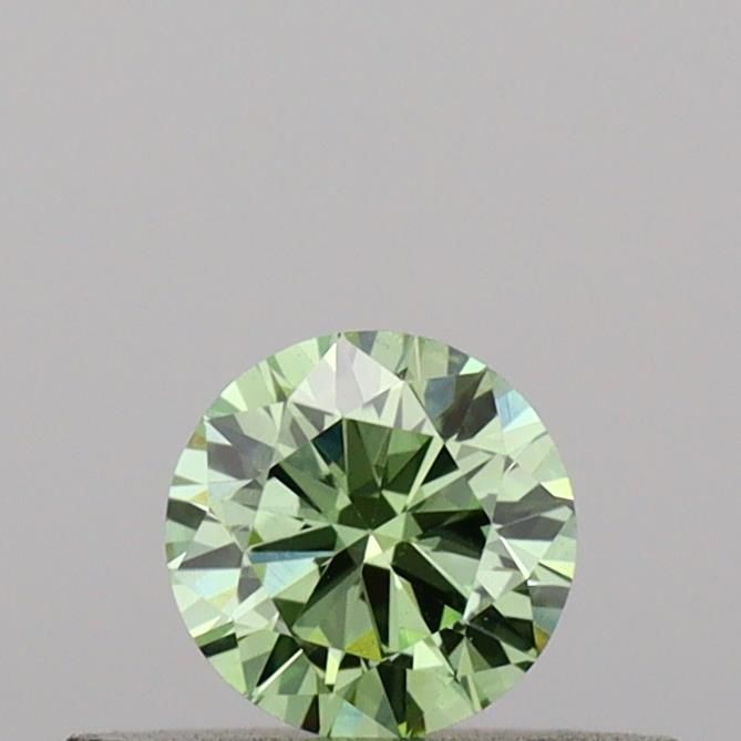 0.23 CT Fancy Vivid Green ROUND