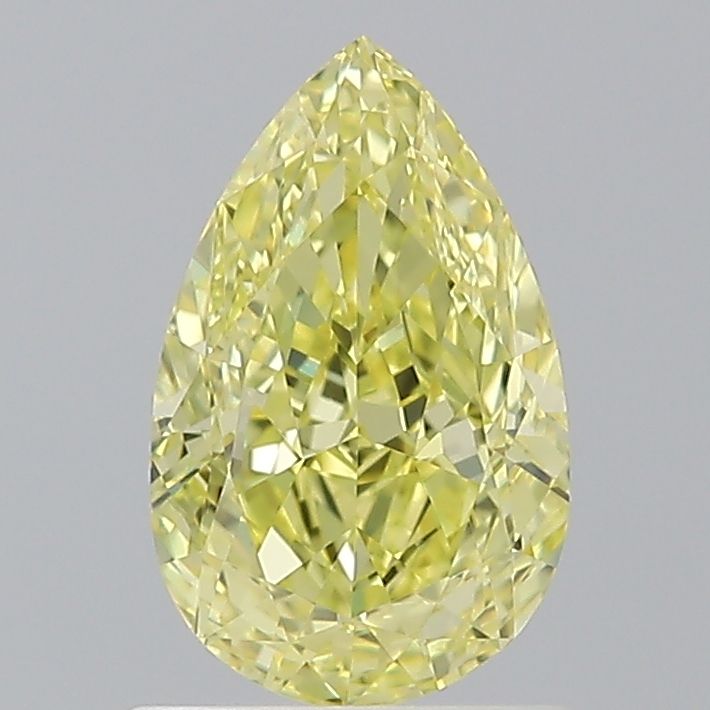 1.12カラット ファンシーインテンスイエロー IF PEAR ダイヤモンド