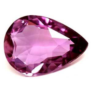 Szafir 1,15 ct, różowy, szlif gruszka