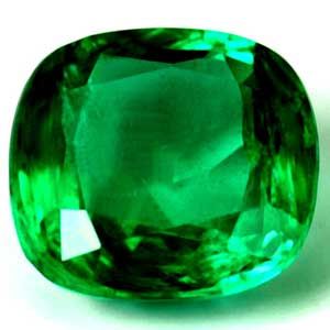 Szmaragd 1,98 ct, zielony, szlif cushion