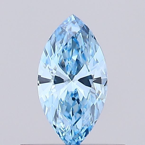 0.29 CT Fancy Vivid Blue MARQUISE