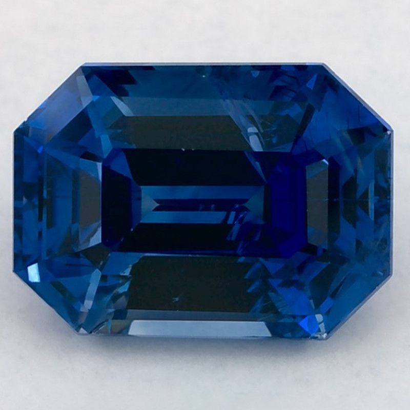 Szafir 1,85 ct, niebieski, szlif ośmiokątny
